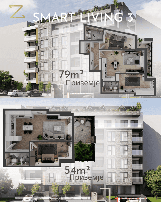 Станови во изградба Smart Living 3 - slika 2