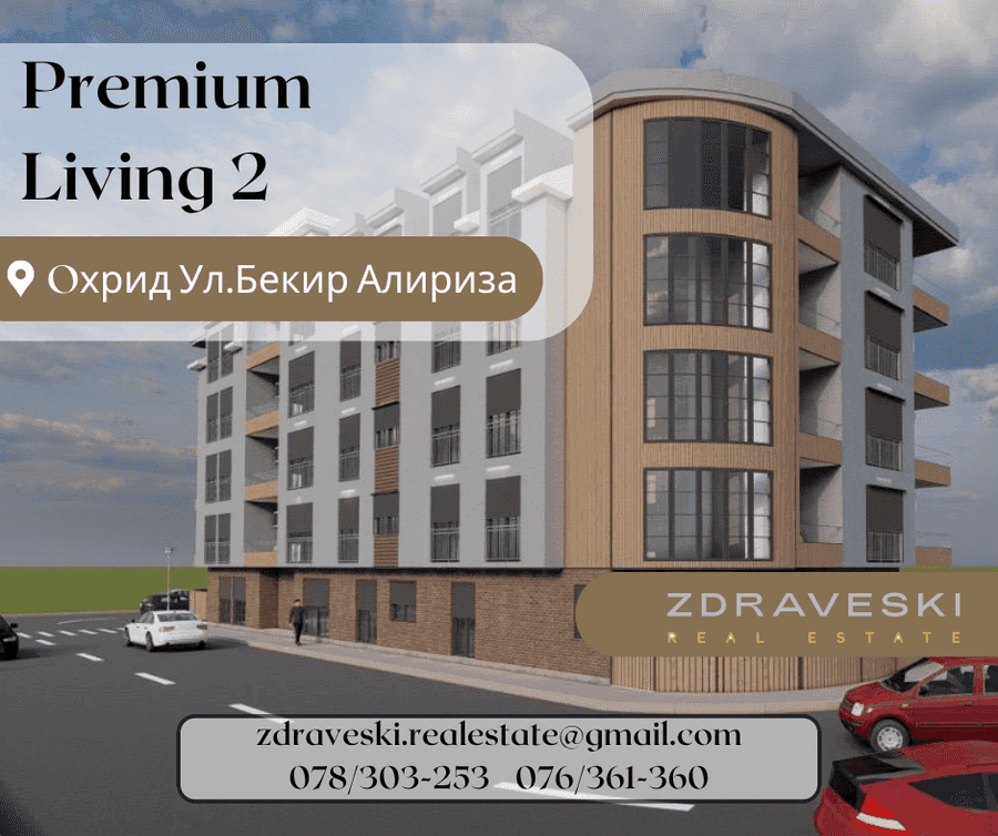 Стан во изградба (50м2) - Premium Living 2 - 1