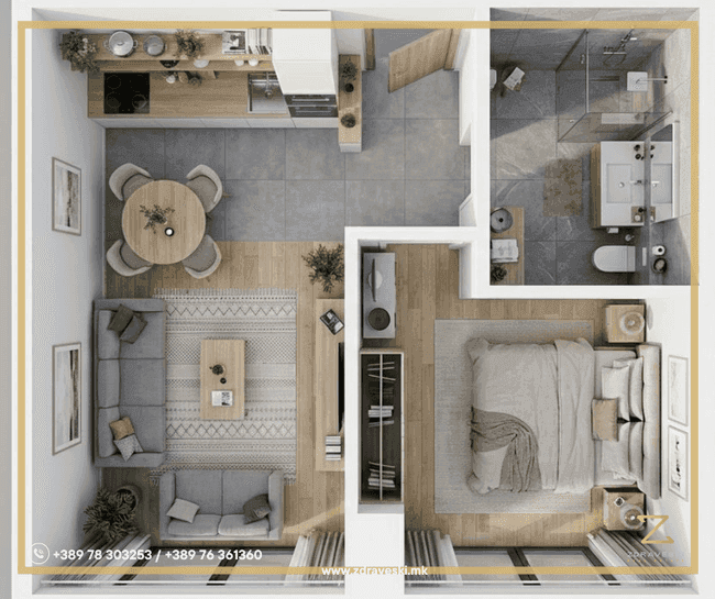 Се продава нов стан во изградба 38м2 - slika 2