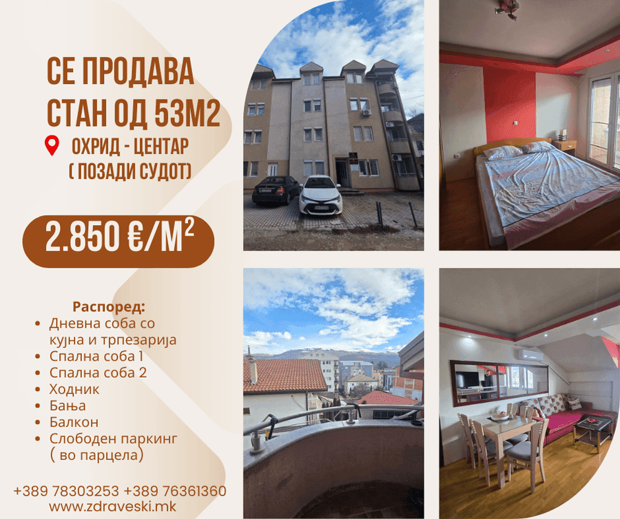 Се продава стан во строг центар, позади судот - 1