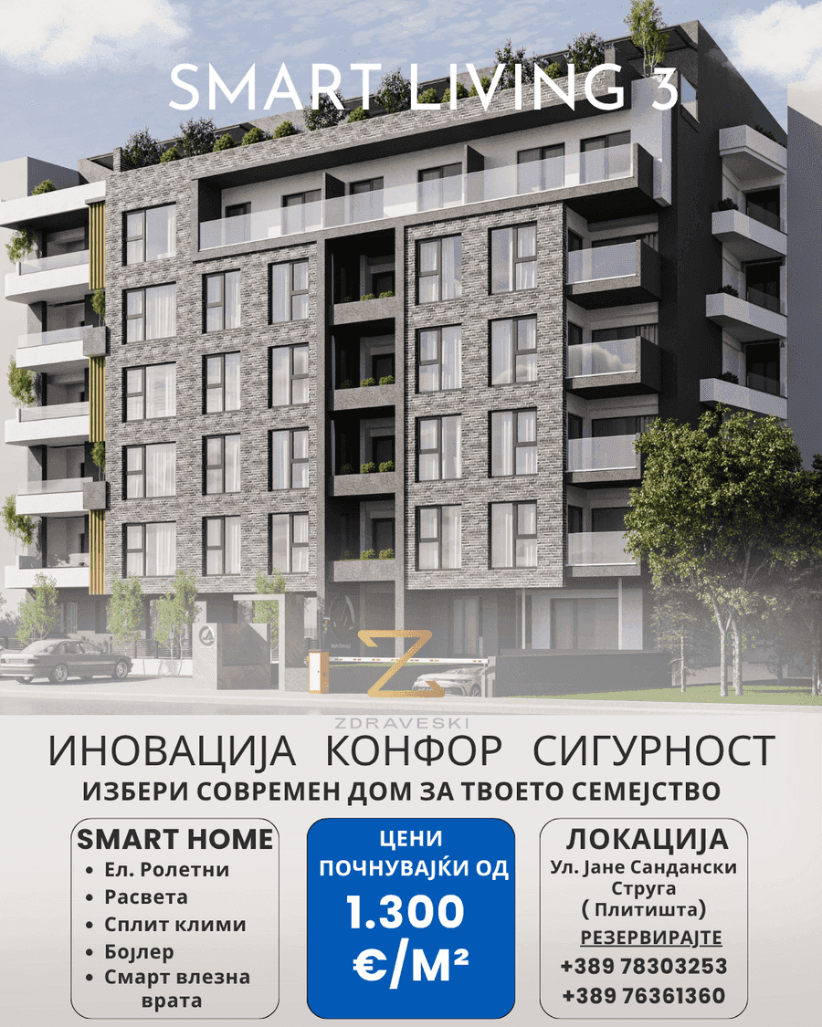 Станови во изградба Smart Living 3, Дуплекс - 1