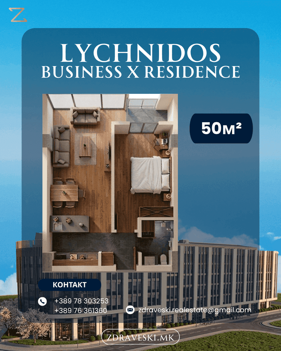 Се продава стан во изградба 50m² - 1